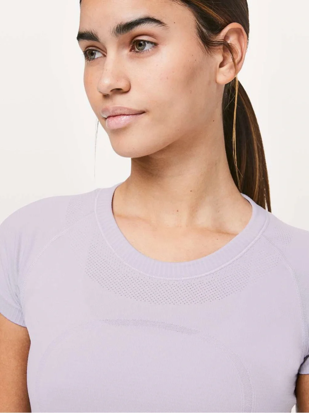 Lululemon Women's Swiftly Tech Short Sleeve Crew Lilac Size 8